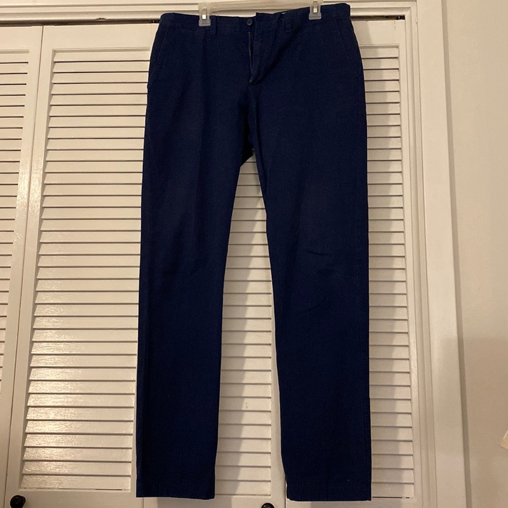 Men’s J.Crew navy pants 34X 34